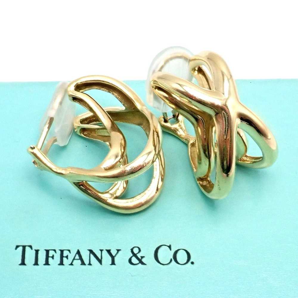 Tiffany & Co. Claflin 18k Yellow Gold Large Doubl… - image 3