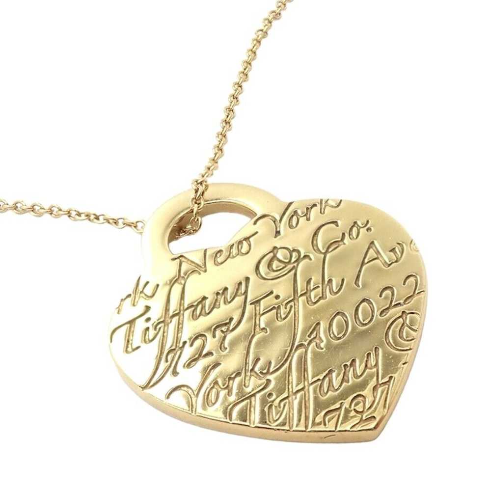 Tiffany & Co. Yellow Gold Notes Heart New York 5t… - image 1