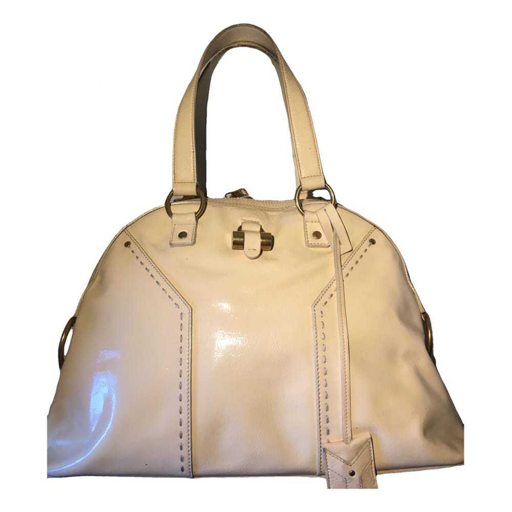 Yves Saint Laurent Muse patent leather handbag - image 1