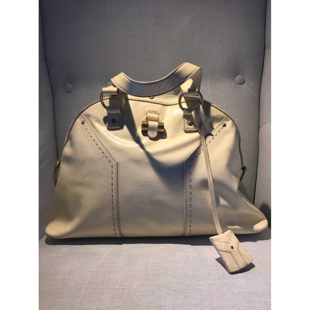 Yves Saint Laurent Muse patent leather handbag - image 4