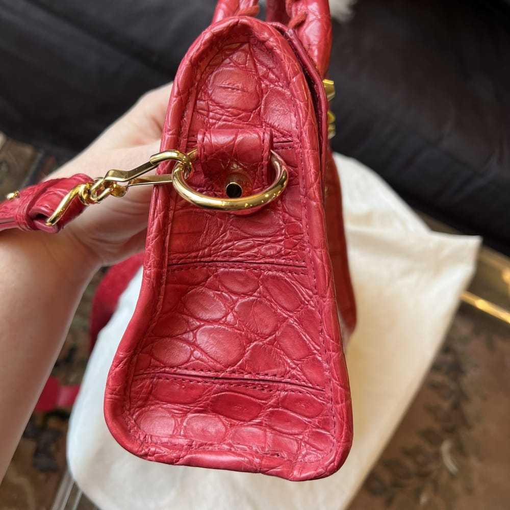 Balenciaga City crocodile handbag - image 6