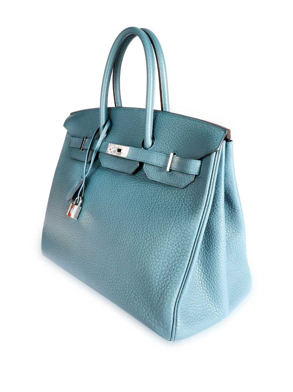 Hermès Pre-Owned 2013 Birkin 35 handbag - Blue - image 3
