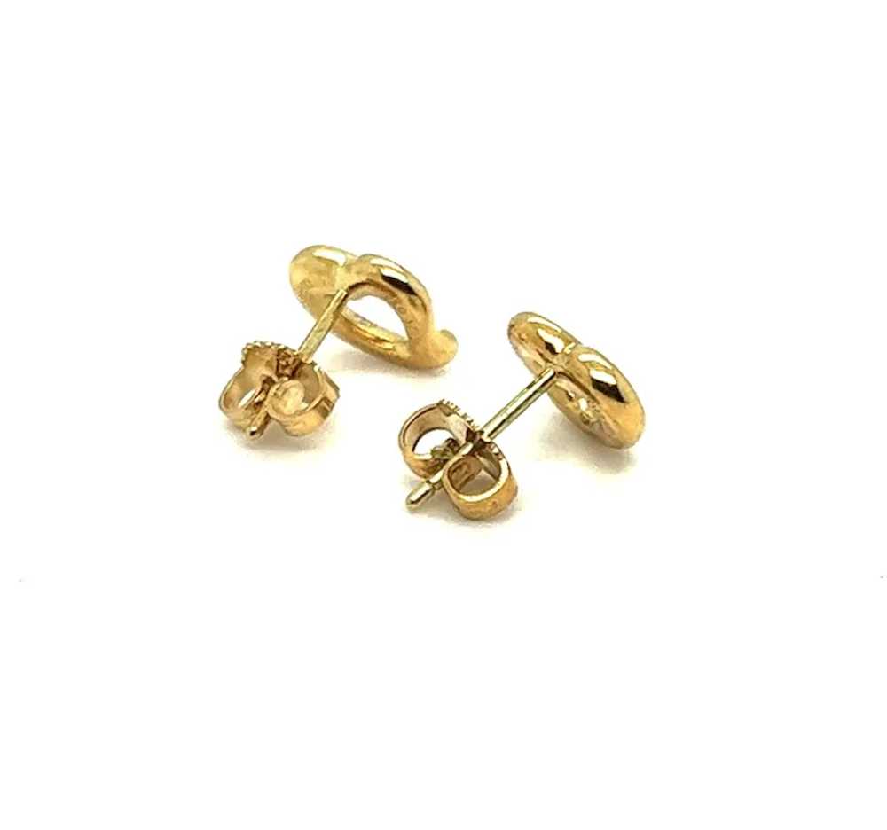 Tiffany & Co. Open Heart Diamond Stud Earrings by… - image 2