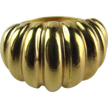 Classic Style Gold Tone Ring by SETA