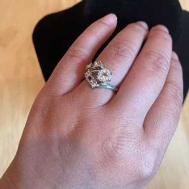 18KT HGE リング 18K HGE Gold MENS RINGS Men RING Crystal Glass Stone