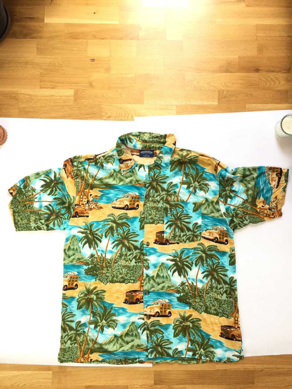 Pacific & Co Hawaiian Shirt cejerowski cars palm - image 2