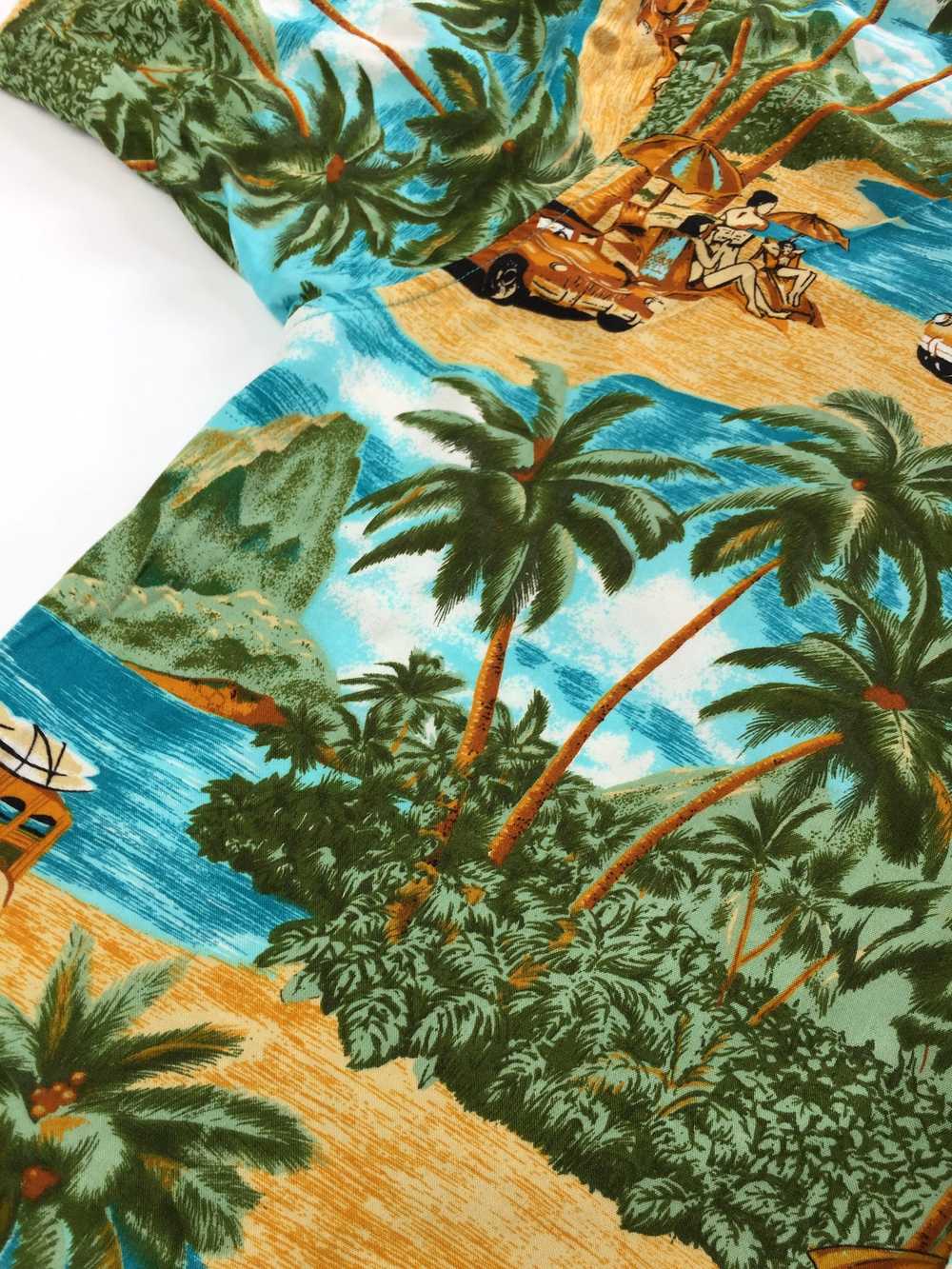 Pacific & Co Hawaiian Shirt cejerowski cars palm - image 3