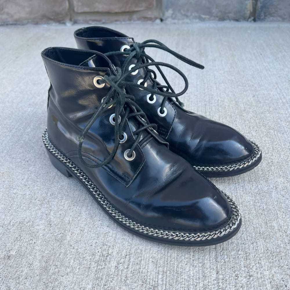Sandro Patent leather biker boots - image 2
