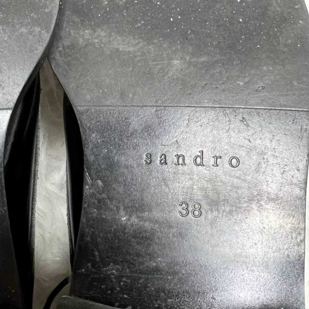 Sandro Patent leather biker boots - image 3