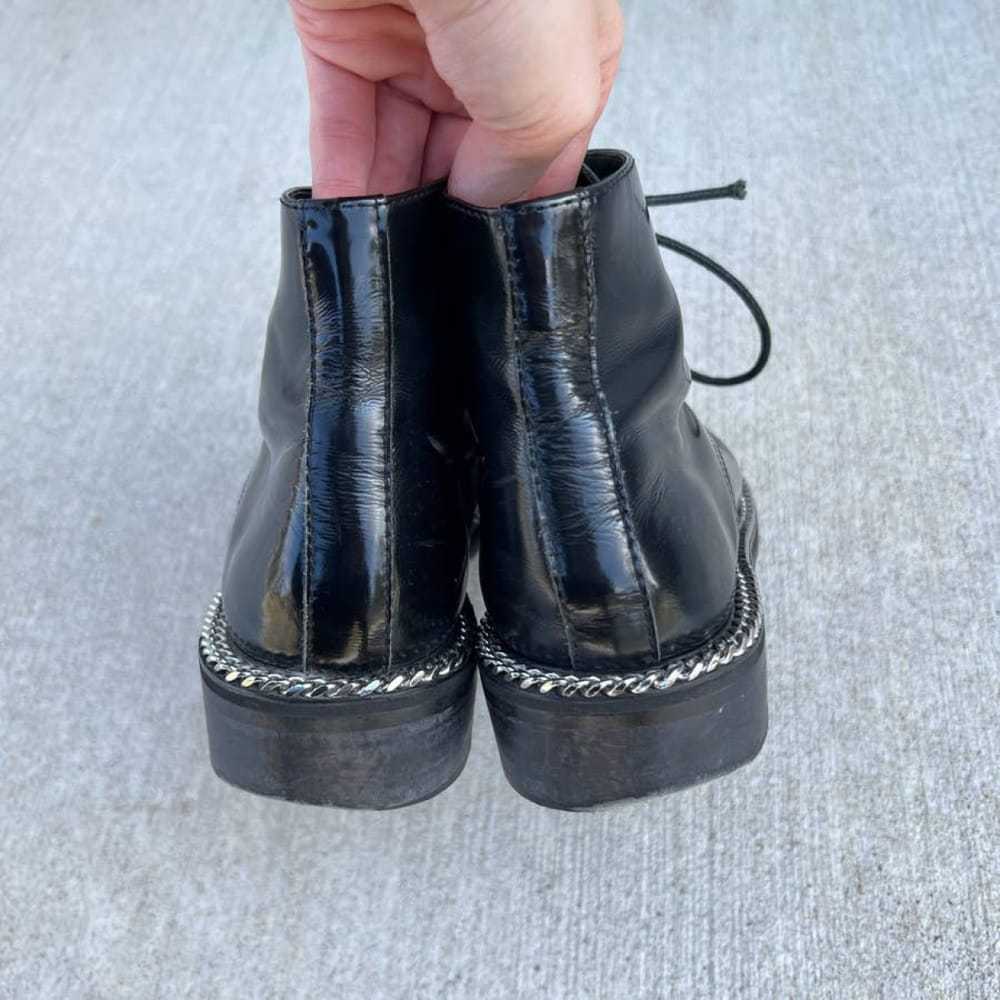 Sandro Patent leather biker boots - image 5