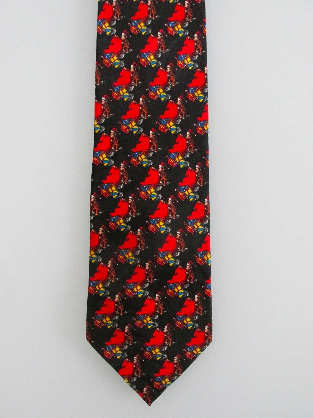 Other Curious George Christmas Men's Tie - image 2