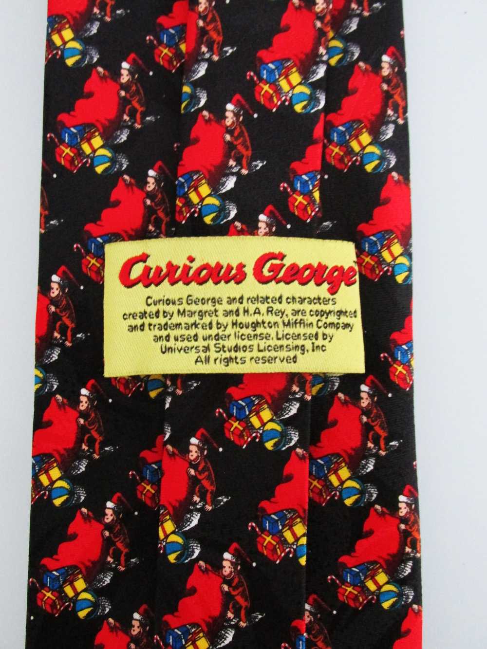 Other Curious George Christmas Men's Tie - image 4