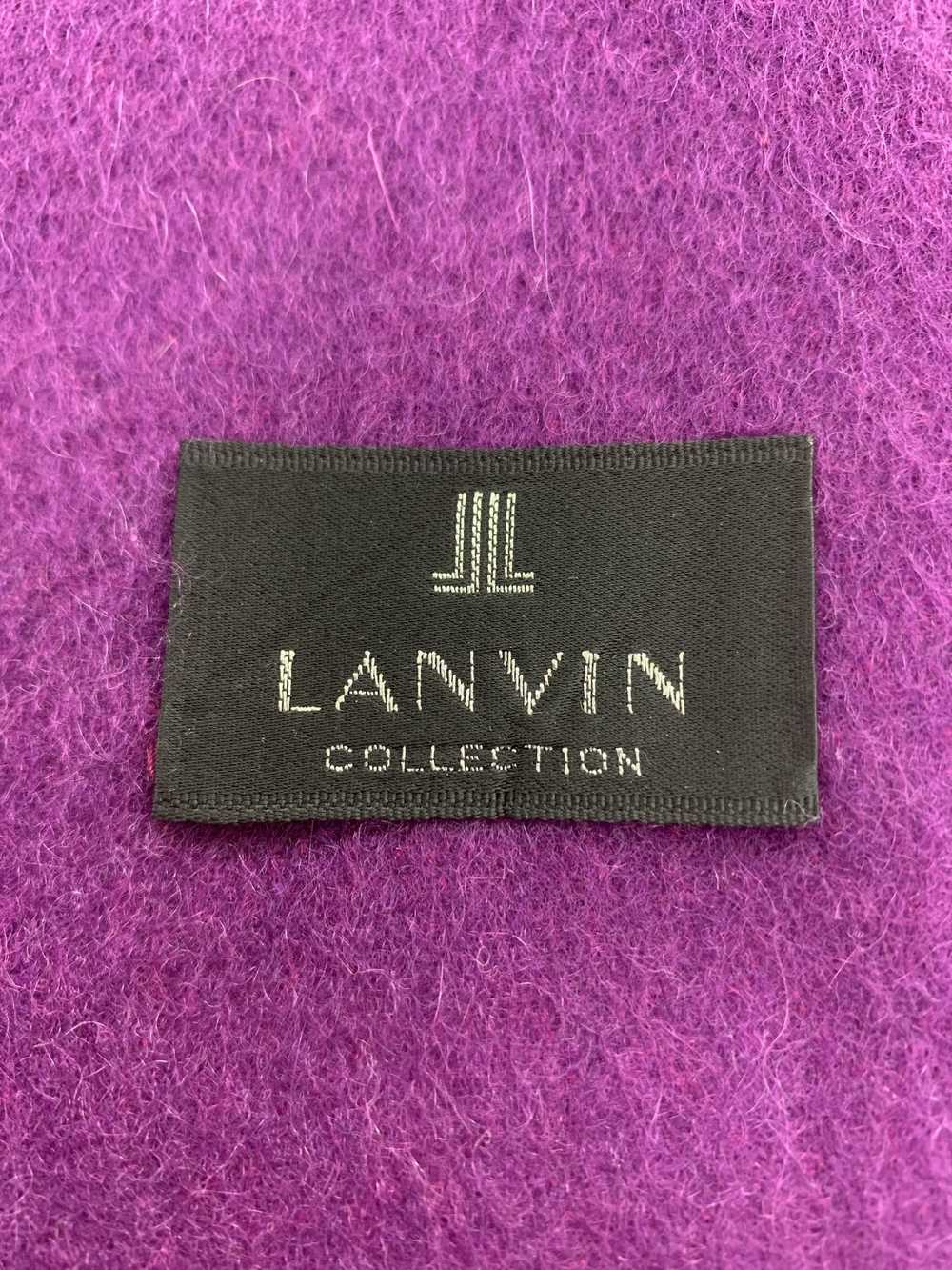 Lanvin × Vintage Lanvin Scarf / Cashmere / Muffle… - image 5