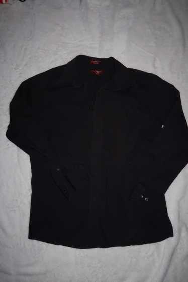 Covington Black Button Up T Shirt