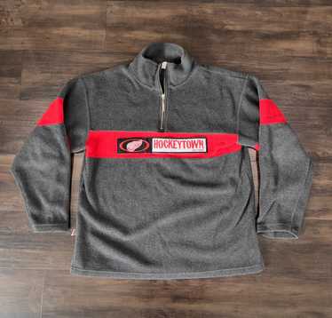 NHL Detroit Red Wings Vintage Wash Storm Gray Pullover Hoodie