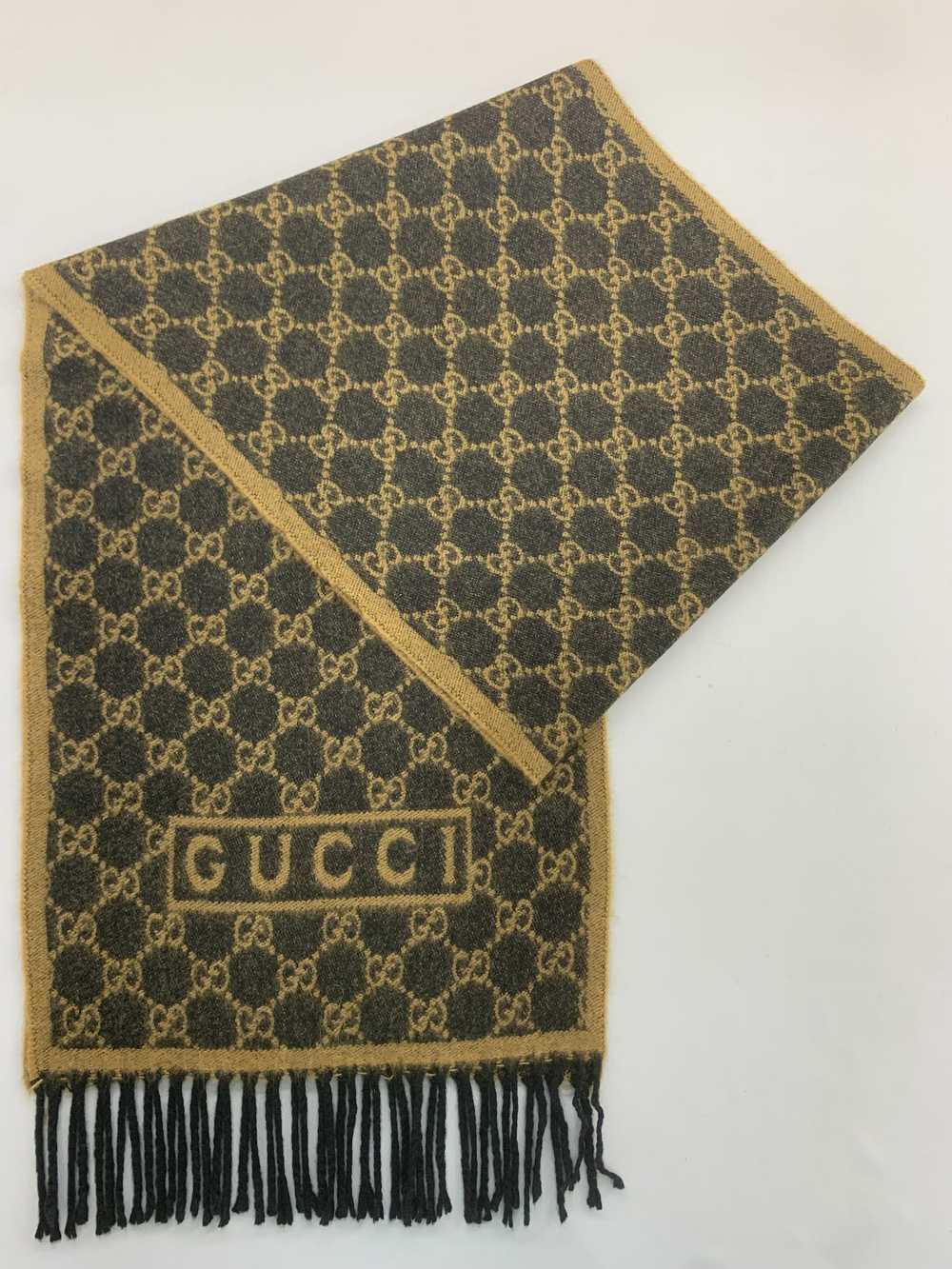 Streetwear × Vintage Vintage Gucci Scarf / Wool /… - image 2