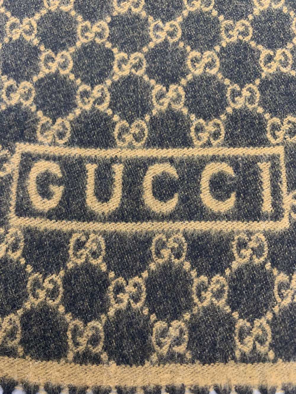 Streetwear × Vintage Vintage Gucci Scarf / Wool /… - image 4