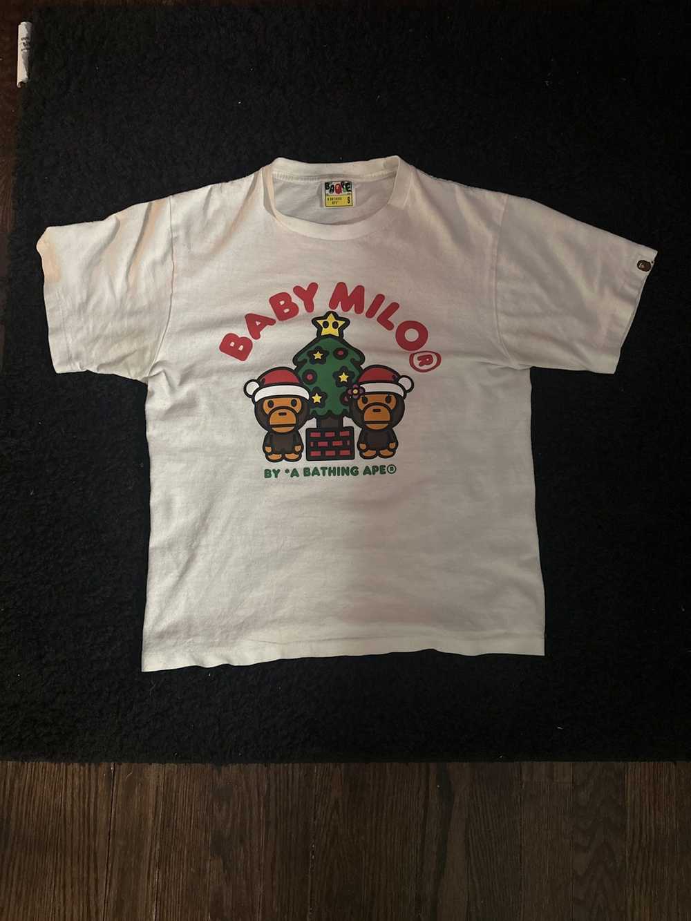 Bape Baby Milo Christmas Tee - image 1