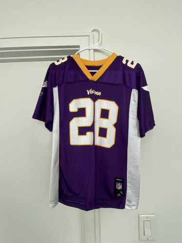 Reebok Adrian Peterson Jersey Adult Large Purple Minnesota Vikings #28 NFL