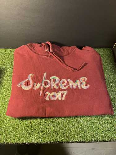 Supreme Supreme fw 17 brush logo hoodie - image 1