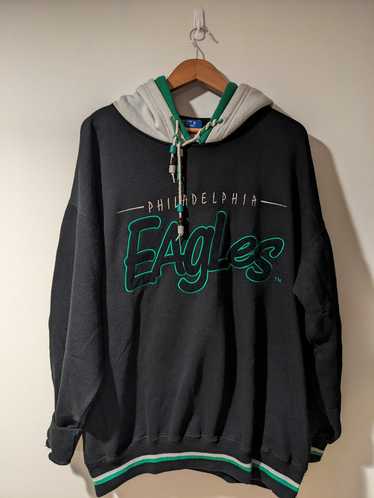 Vintage 90's Philadelphia Eagles Starter Double Hood … - Gem