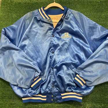 DEADSTOCK VINTAGE Chicago Bears 80s Swingster Satin Bomber Jacket Large L -  $155 New With Tags - From The