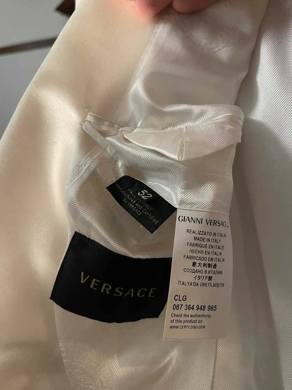 Gianni Versace × Versace Versace Cream Lapel Tuxe… - image 7