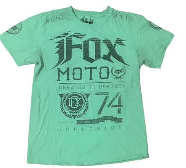 Extra Ordinary art Design of Fox Racing Logo Nongki T-Shirt