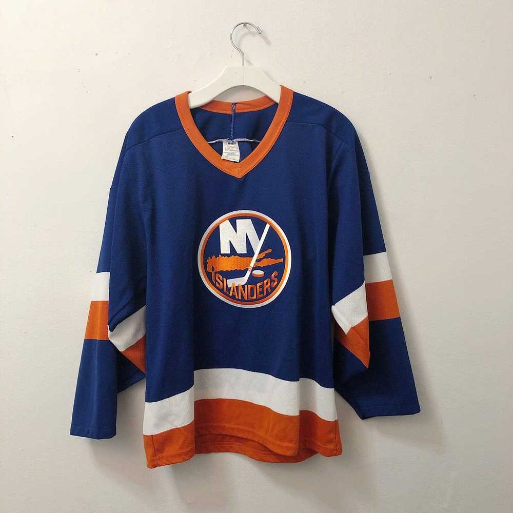 CCM NHL New York Islanders Vintage Retro Hockey Hoodie Mens Medium  Sweatshirt