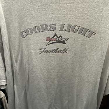 Coors Light Cold as the Rockies Beer T-Shirt - Charcoal Gray – Tee Luv