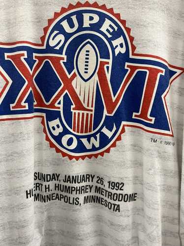 NFL × Vintage Vintage Logo 7 NFL Super Bowl XXVI T