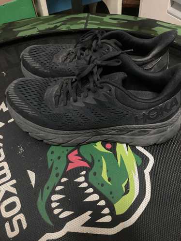 Hoka One Clifton 7 Wide Mens Shoes Size 10 Color: Black/White