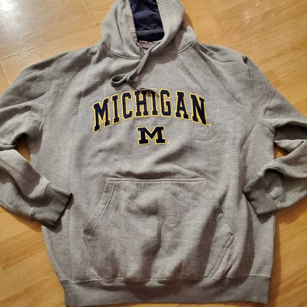Collegiate Colosseum michigan University hoodie s… - image 2