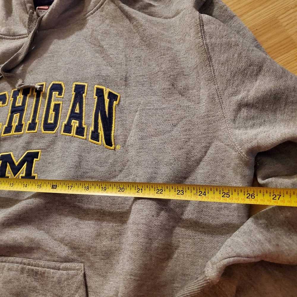 Collegiate Colosseum michigan University hoodie s… - image 4