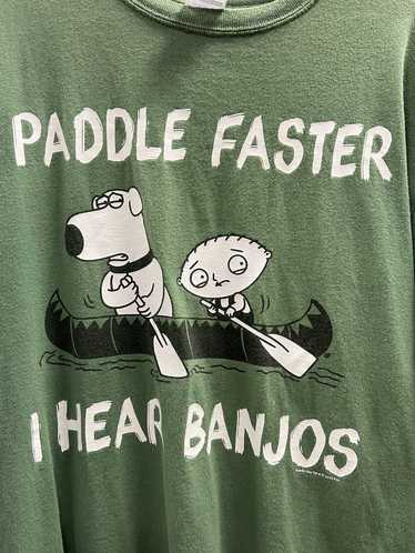Vintage Vintage Family Guy Paddle Faster Tshirt - image 1