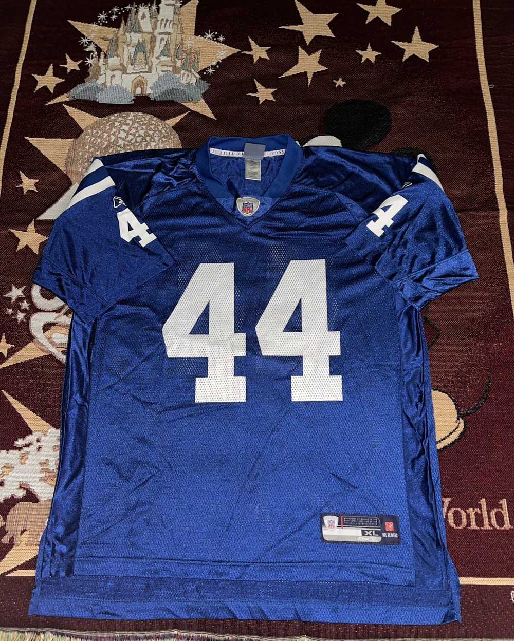 NFL Reebok Dallas Clark Authentic Jersey Sz XL Football #44 Blue Colts