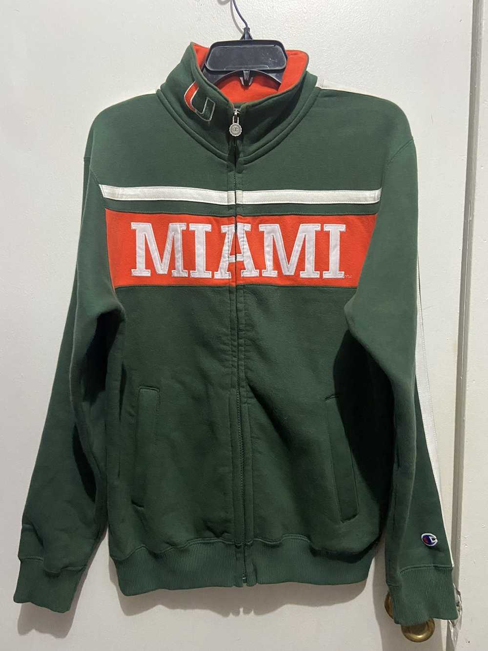 Champion × Vintage University of Miami Full Zip S… - image 1