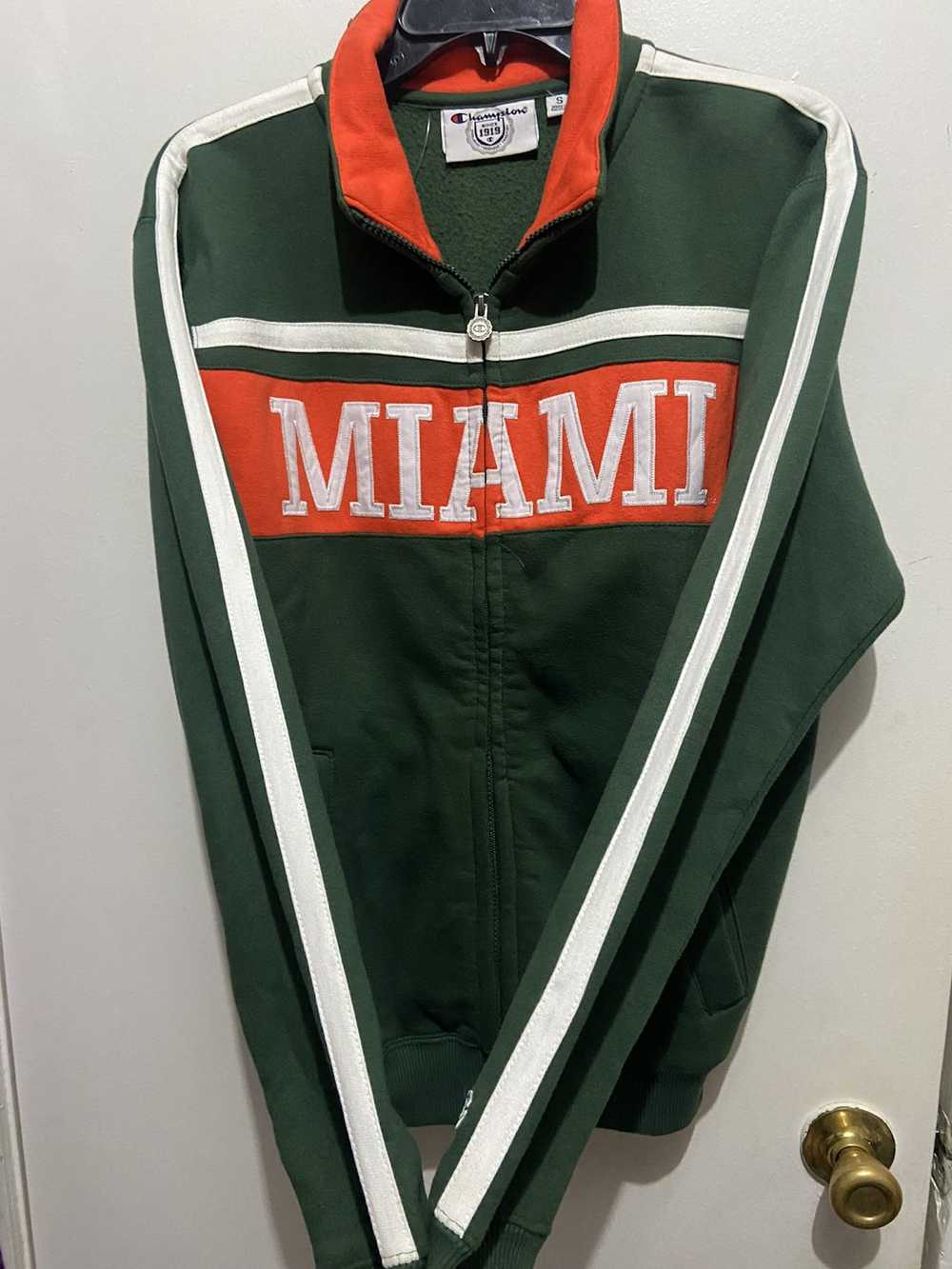 Champion × Vintage University of Miami Full Zip S… - image 4