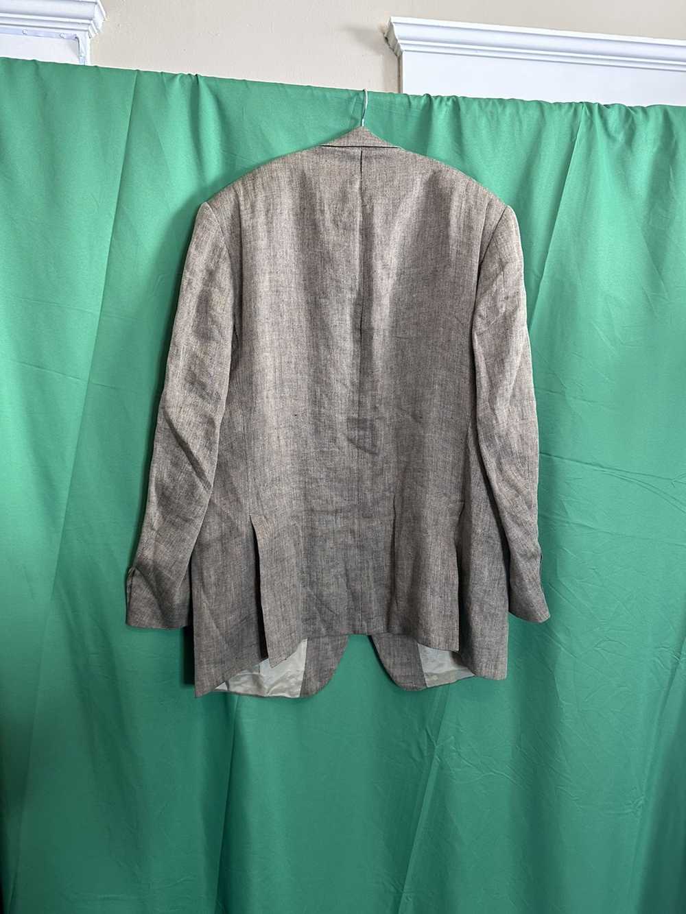 Lubiam $1,000 pure linen blazer made in Italy - image 6