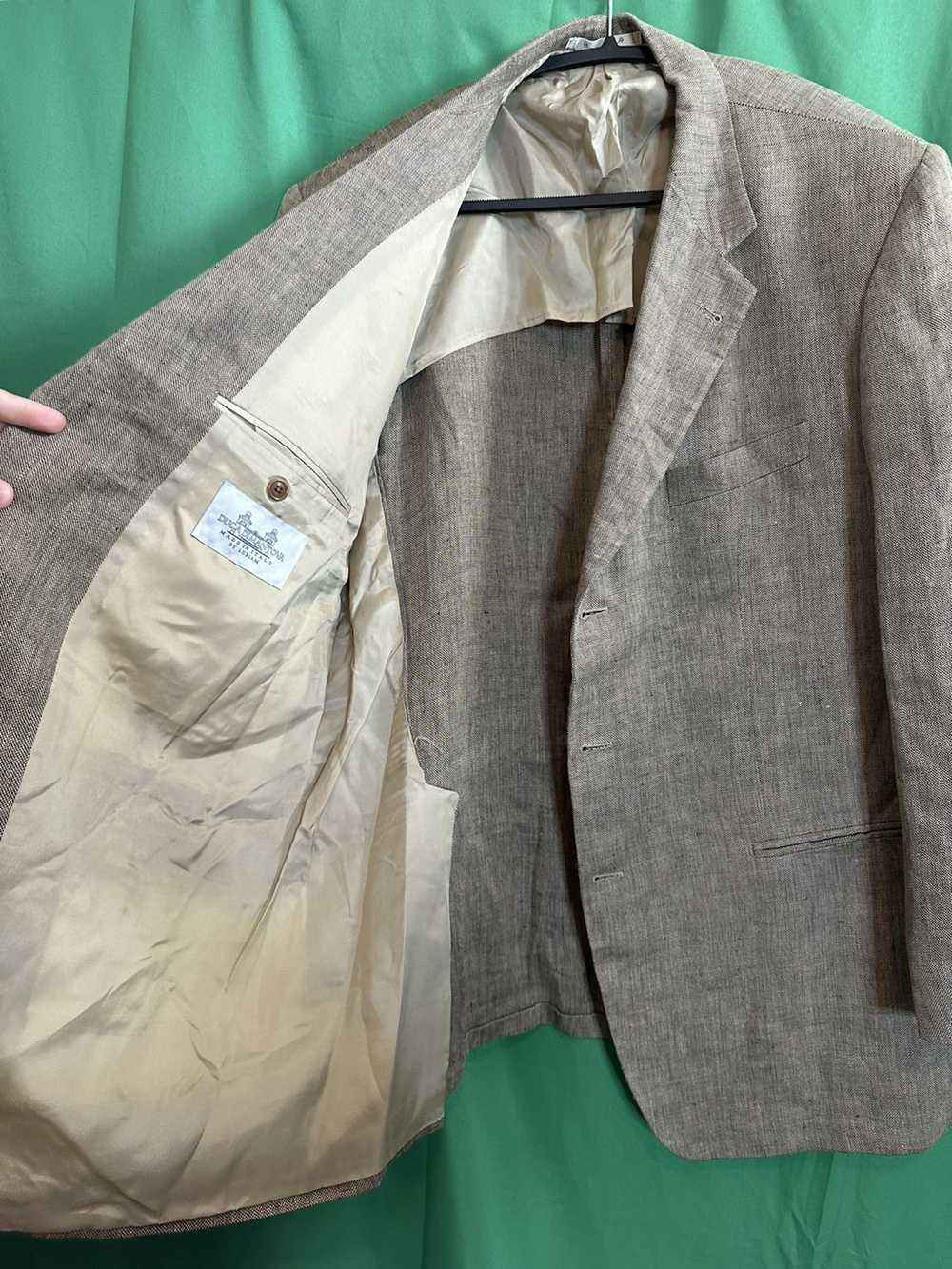 Lubiam $1,000 pure linen blazer made in Italy - image 9