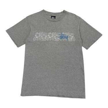 Stussy Vintage Stussy T-Shirt Grey 90s Made in US… - image 1