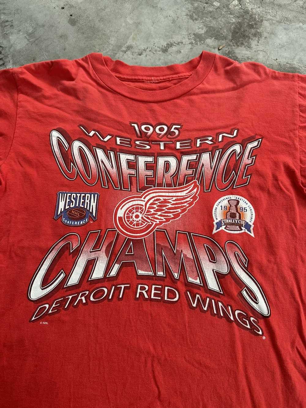 Made In Usa × NHL × Vintage detroit red wings wes… - image 2