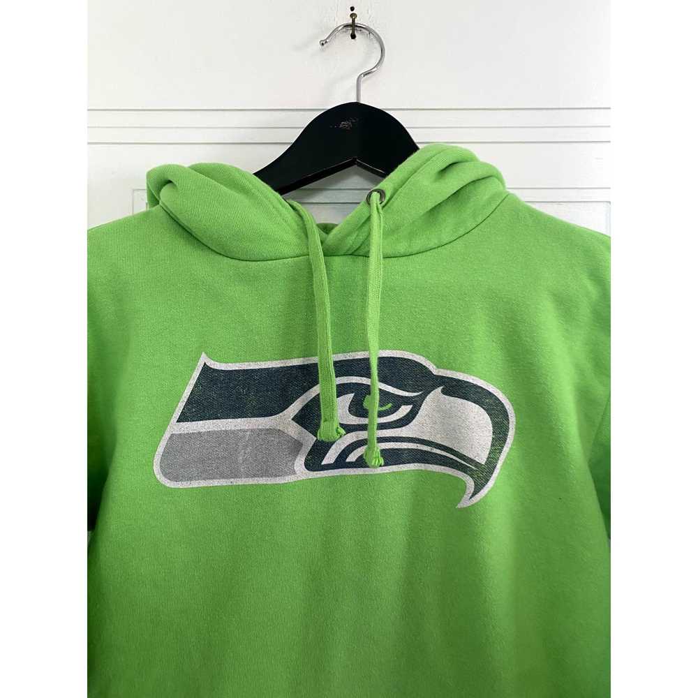 NFL Seattle Seahawks Highlighter Green Hoodie - image 2