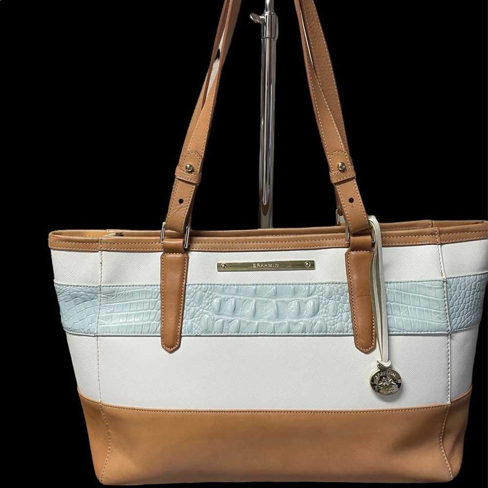 Brahmin Brahmin Tri Leather Bag - image 1