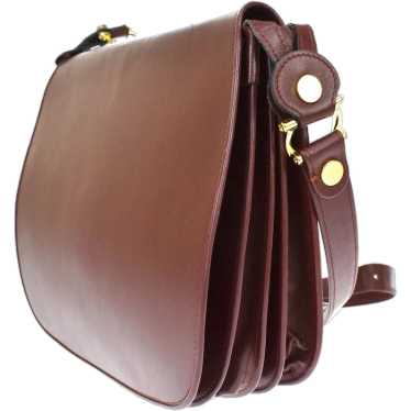 Genuine Must de Cartier Saddlebag Signed Leather P