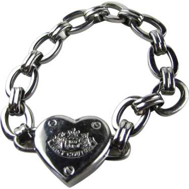 Juicy Couture Silver Tone Bracelet With Unusual H… - image 1