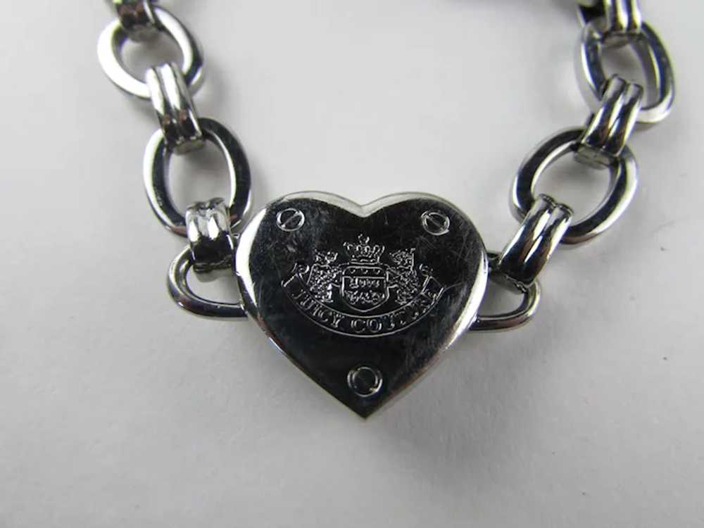 Juicy Couture Silver Tone Bracelet With Unusual H… - image 3