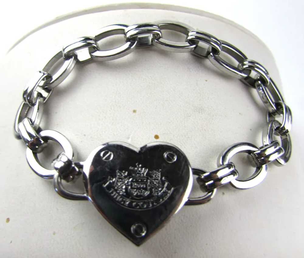 Juicy Couture Silver Tone Bracelet With Unusual H… - image 4