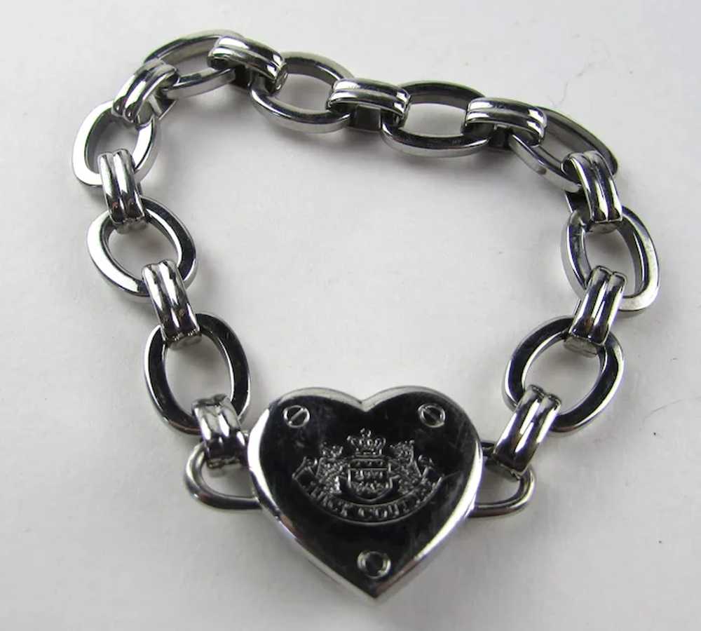 Juicy Couture Silver Tone Bracelet With Unusual H… - image 7