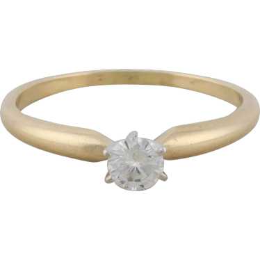 10k Yellow Gold .25 Carat Diamond Solitaire Engage